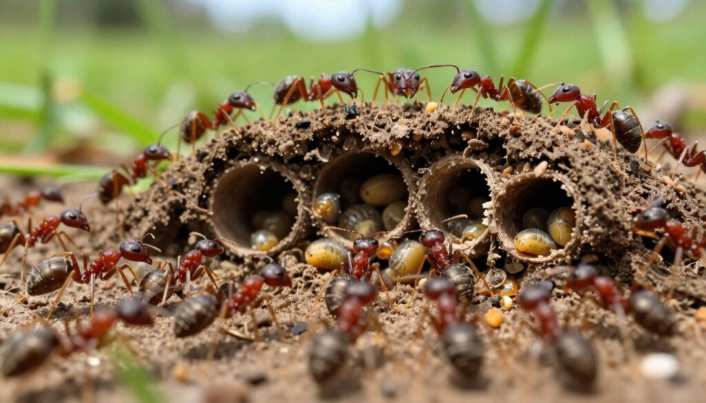 cycle vie fourmis persistance