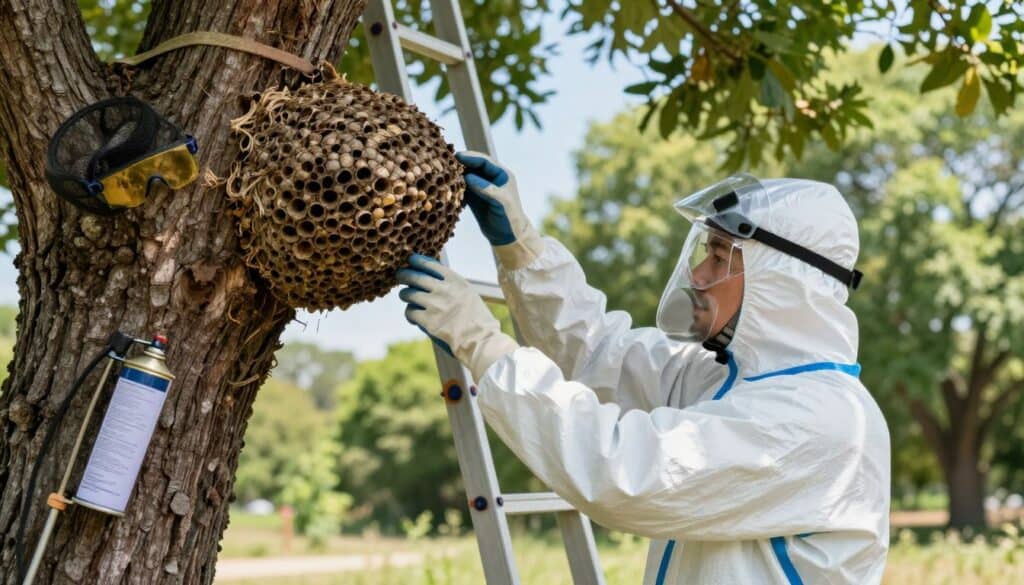 équipement professionnel destruction nid frelon