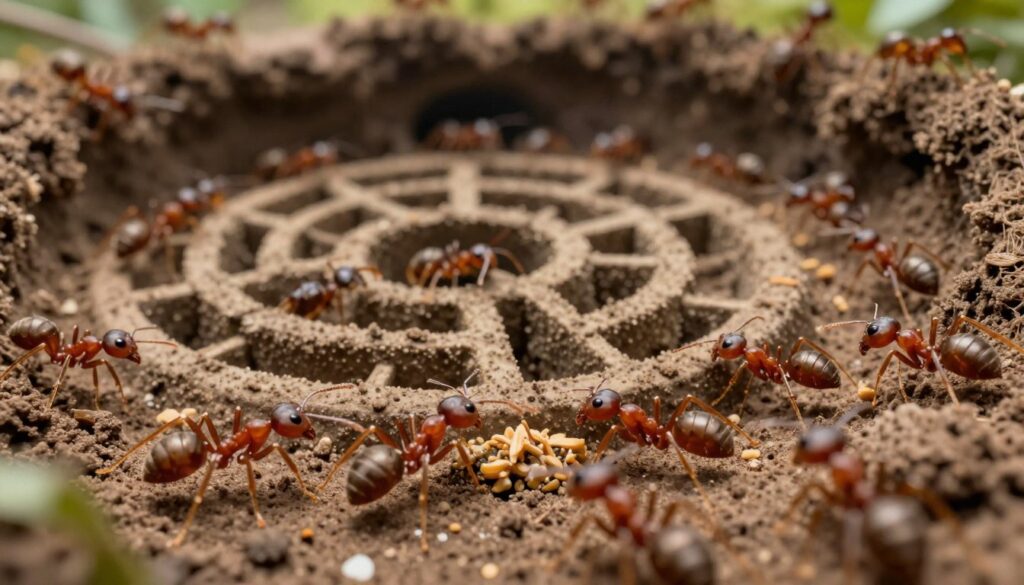 organisation sociale colonie fourmis